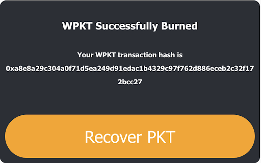 WPKT Burned